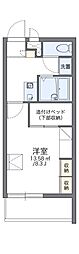 レオパレスプレミール今川 1Kの間取図画像