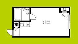 COOPABBEY ワンルームの間取図画像