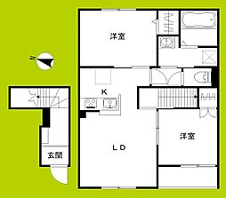 エクラン・ド・ステラ 2LDKの間取図画像