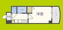 HOPECITY天神橋 1Kの間取図画像