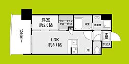 セレニテ難波西アリエ 1LDKの間取図画像
