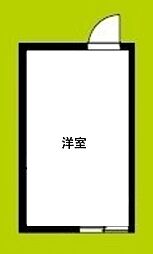 かなめアパート ワンルームの間取図画像