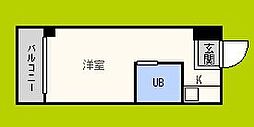 ルネッサンスガーデンヒルズ ワンルームの間取図画像