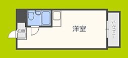 我孫子グランドハイツ2 ワンルームの間取図画像
