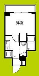 エスリード阿波座サウスプレイス 1Kの間取図画像