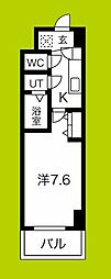 スプランディッドキャトル 1Kの間取図画像