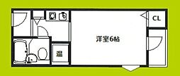 ミヤビハイツ 1Kの間取図画像