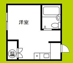 ヒューマンビレッジナカガワビル 1Kの間取図画像