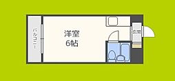 メゾン・ド・サンセール ワンルームの間取図画像