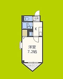 ソレイユ 1Kの間取図画像