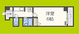 アーバン千林A 1Kの間取図画像