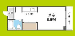 セレスティアル東三国 1Kの間取図画像