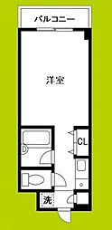 ピュアコート 1Kの間取図画像