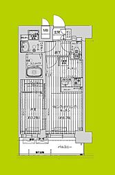 プレリス長田オルヴィア 1LDKの間取図画像