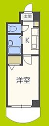 ノルデンハイム東三国3-A 1Kの間取図画像