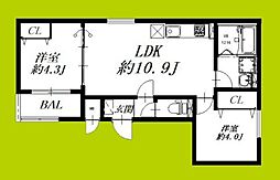 GRAND SEASON 2LDKの間取図画像