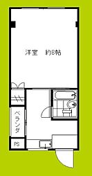 リ・ライフ太子橋 1Kの間取図画像