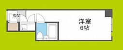 第2ニッケンマンション ワンルームの間取図画像