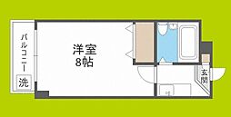 ロイヤル巽 1Kの間取図画像