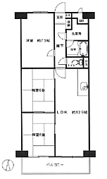 間取図画像 3LDK