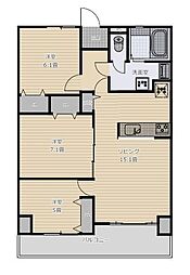 間取図画像 2SLDK