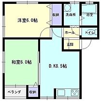 ハイネスとまき 2-1 ｜ 秋田県大仙市大曲戸巻町（賃貸アパート2DK・2階・47.09㎡） その2