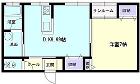 レジデンスＫ 202 ｜ 秋田県大仙市戸地谷字大和田（賃貸アパート1DK・2階・41.31㎡） その2