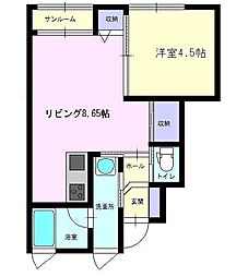 間取図画像 1LDK
