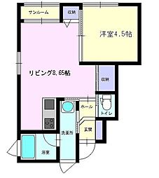 間取図画像 1LDK