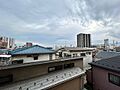 バルコニーから...