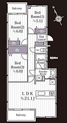 間取図画像 3LDK