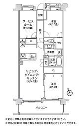 間取図画像 2SLDK