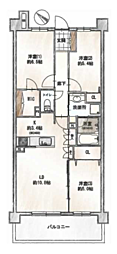 間取図画像 3LDK