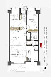 間取図画像 3LDK