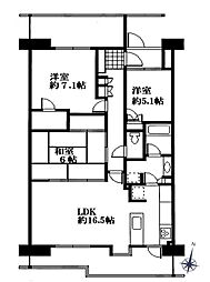 間取図画像 3LDK