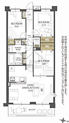 間取図画像 3LDK