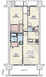 間取図画像 3LDK