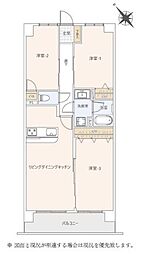 北習志野セントラルガーデン 3LDKの間取図画像