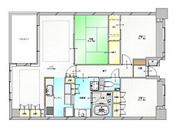 メビウスブレインニシチバ 3LDKの間取図画像