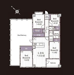 ライフプラザ柏豊住 4LDKの間取図画像