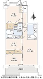 北習志野セントラルハイツ 3LDKの間取図画像