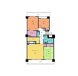 コープシティおゆみ野C棟 3LDKの間取図画像