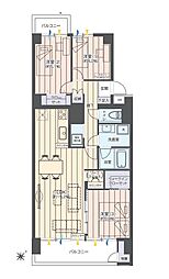 行徳ニューグランドハイツ 3LDKの間取図画像
