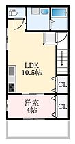 大阪府堺市中区福田297-6（賃貸アパート1LDK・3階・40.00㎡） その2