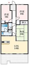 大阪府大阪狭山市西山台6丁目（賃貸マンション3LDK・2階・67.26㎡） その2