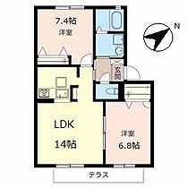 大阪府和泉市唐国町2丁目8-52（賃貸アパート2LDK・1階・60.50㎡） その2