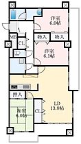 大阪府大阪狭山市今熊7丁目（賃貸マンション3LDK・7階・71.51㎡） その2