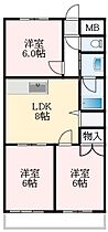 大阪府大阪狭山市狭山1丁目（賃貸マンション3LDK・3階・62.00㎡） その2