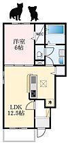 大阪府堺市美原区北余部251-1（賃貸アパート1LDK・1階・44.70㎡） その2