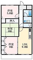 大阪府富田林市寿町2丁目8-13（賃貸マンション3LDK・1階・61.29㎡） その2